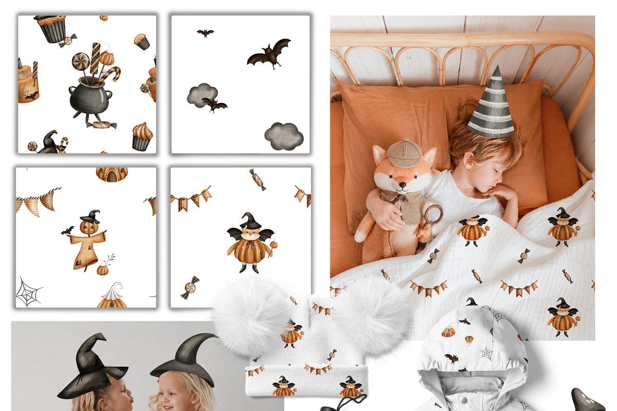 Fox Halloween Party. Kids collection, an Animal Illustration by Linerisyart (Photo 9 of 16)