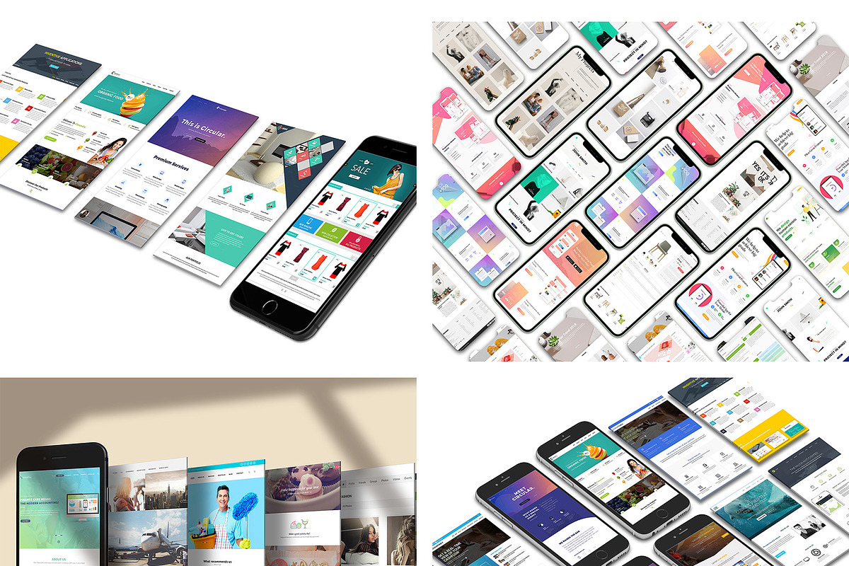 ALL 3D iPHONE MOCK-UP BUNDLE VOL-I0, an iPhone Mockup by Graphicsworld125 (Photo 6 of 19)