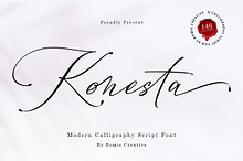 Konesta - Modern Calligraphy Script