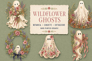 Botanical Ghost Garden 51 PNG, an Object Graphic by KamimiArt (Thumbnail 2 of 7)