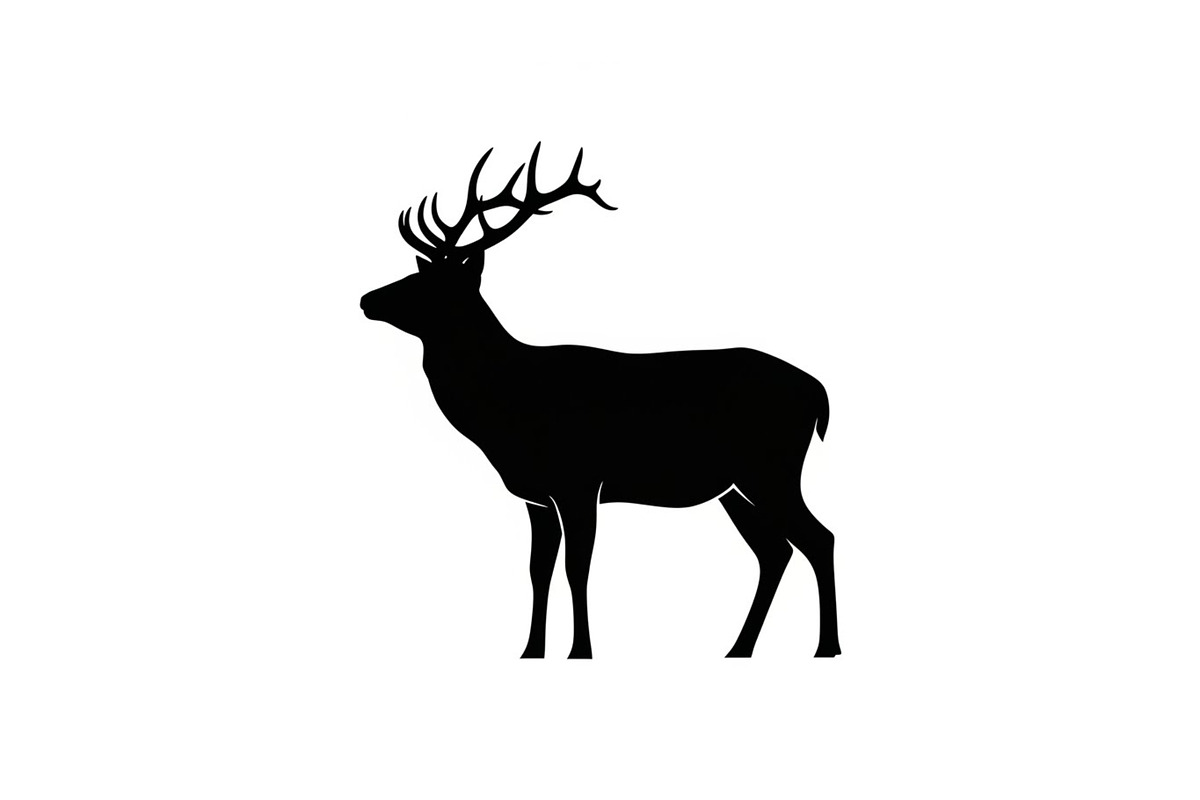 Majestic Deer & Stag Silhouette Bund, an Illustration by jahid234 (Photo 29 of 41)