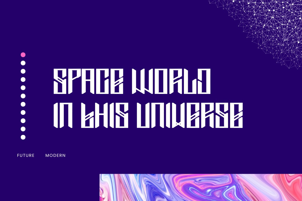Zanterox - Cyberpunk Futuristic Font, a Sans Serif Font by Dhabee (Photo 6 of 7)