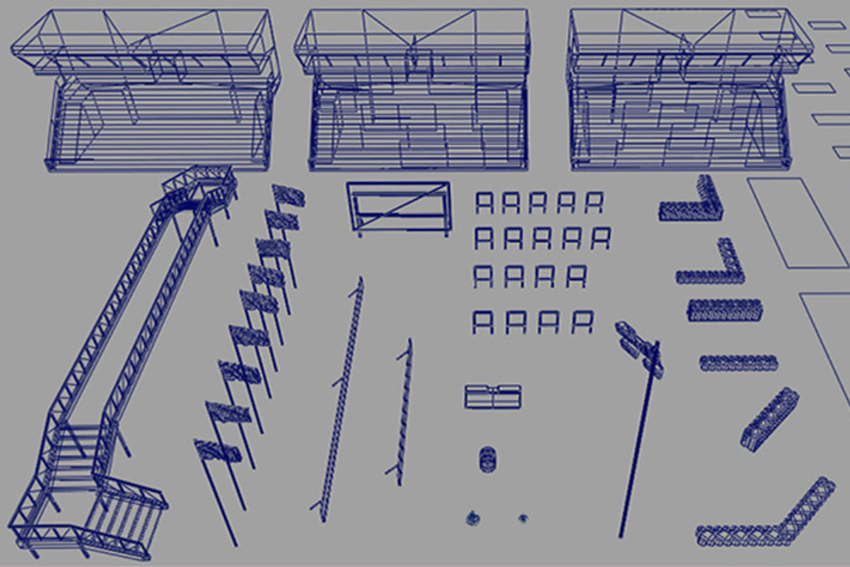 Race Track Const. Kit: Add-on A, an Object 3D Model by RivermillStudios (Photo 3 of 5)