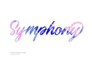 Symphony Script Font