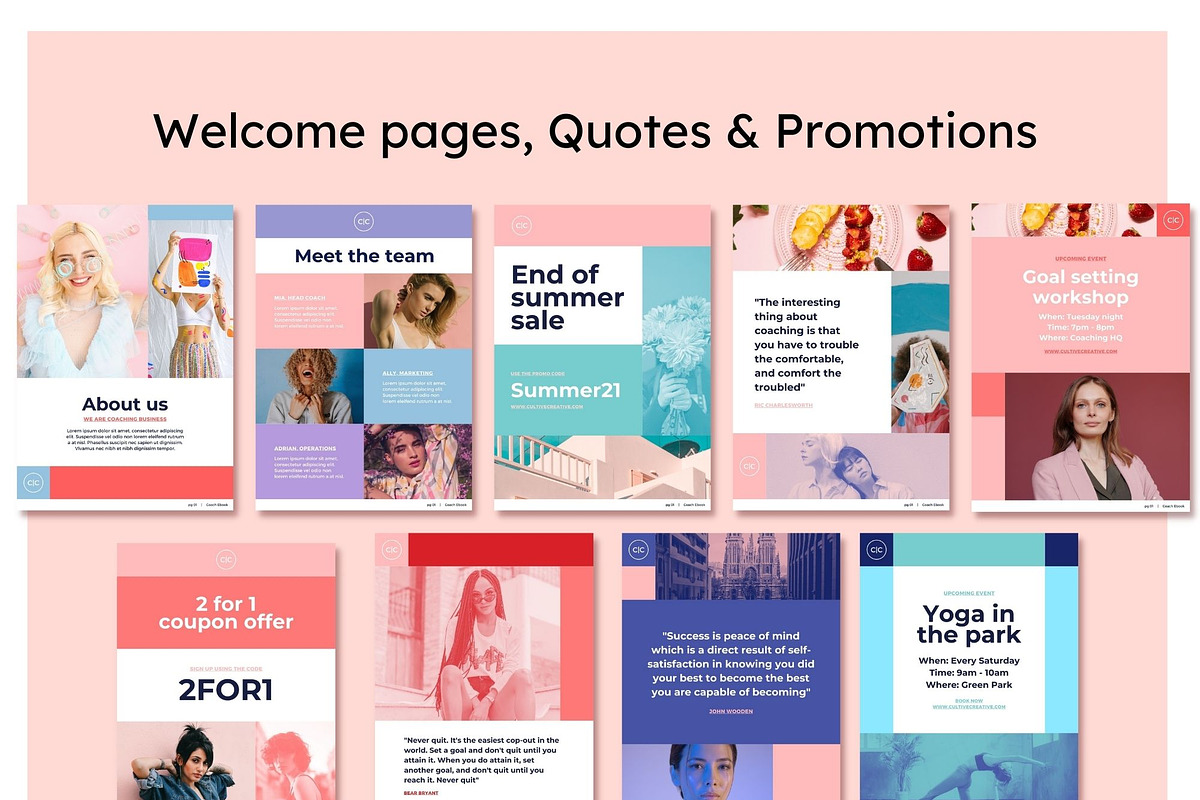 Coach eBook, a Magazine Template by Cultive Creative (Photo 10 of 13)