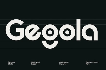Gegola - Futuristic Rounded Display