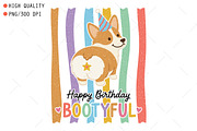 Birthday Pun Dog Hand-Drawn PNG, a Seasonal Illustration by OK Design (Thumbnail 1 of 5)