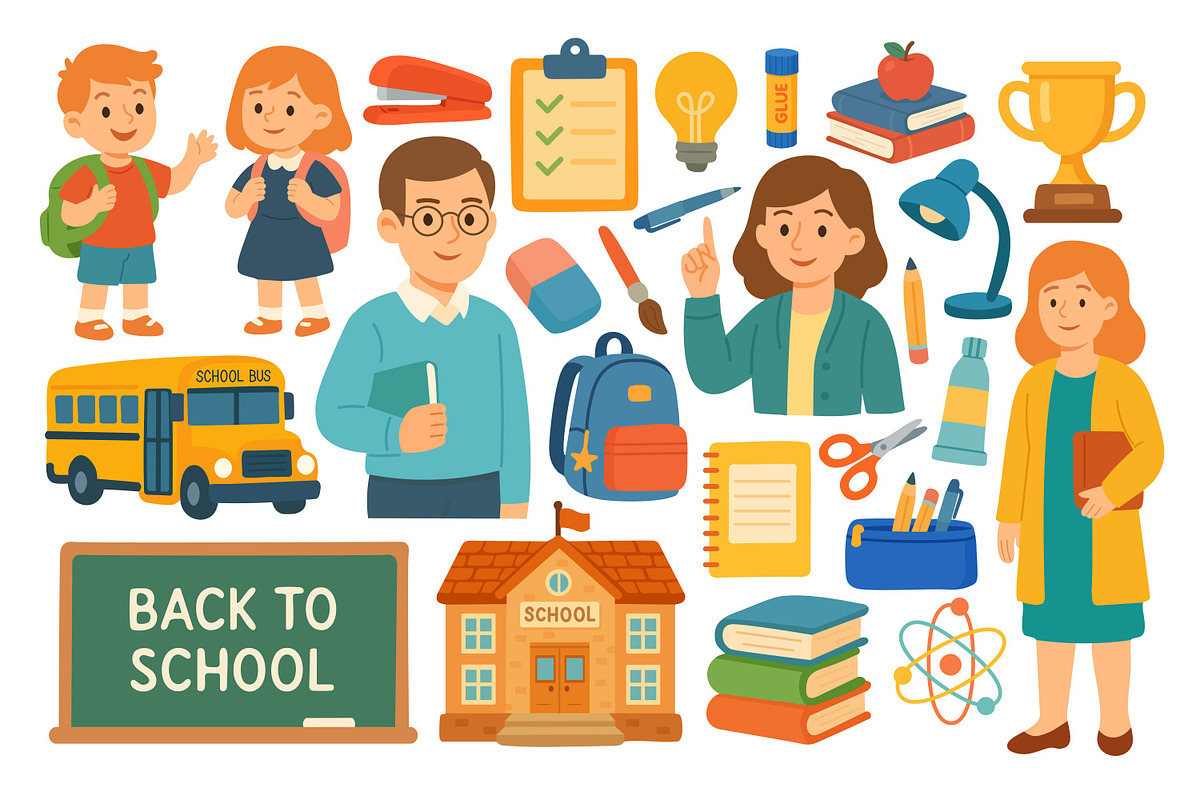 Back to School Bundle, an Education Illustration by ananastya (Photo 4 of 7)