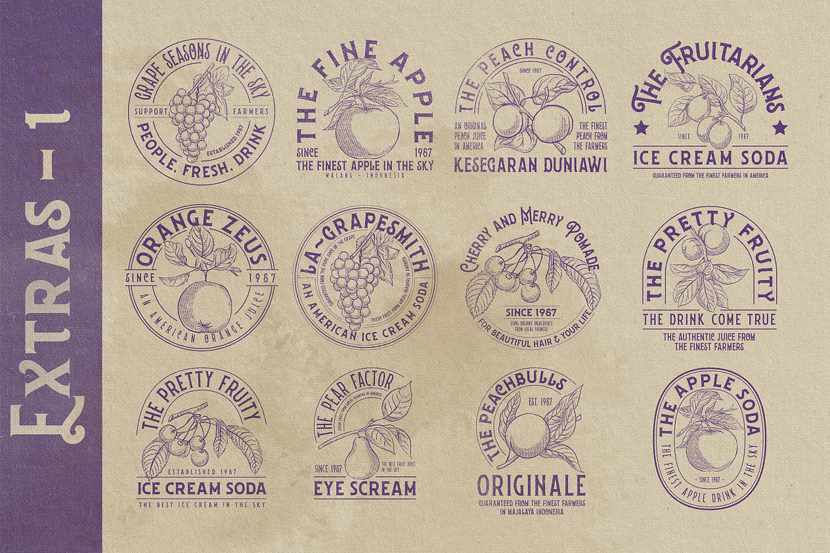 Aspernatur Vintage Family, a Serif Font by wubstudio (Photo 10 of 13)