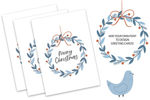 Whimsical Winter Clipart Set