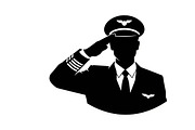 collection of pilot silhouettes, an Illustration by Amazin_art (Thumbnail 6 of 29)