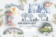 SWEET BUNNY CHRISTMAS, an Illustration by patriziamoscone (Thumbnail 7 of 8)