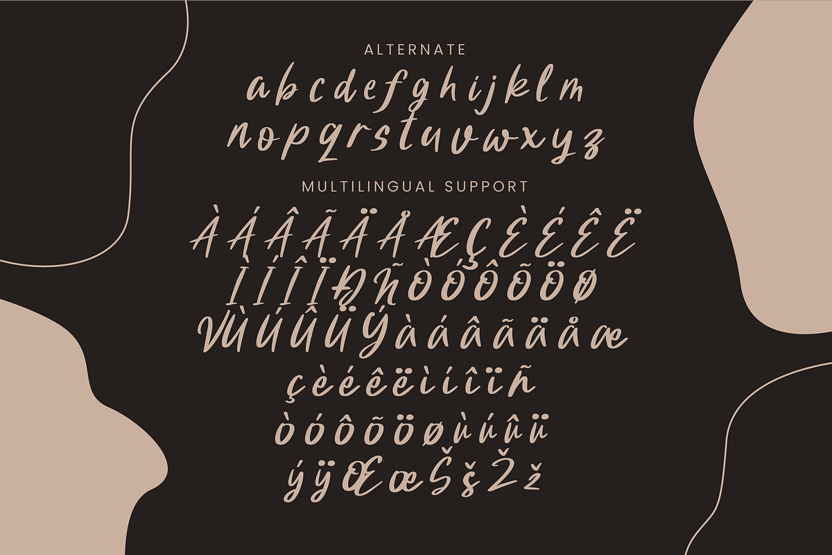 Clathing - Brushed Script, a Handwritten Font by ahweproject