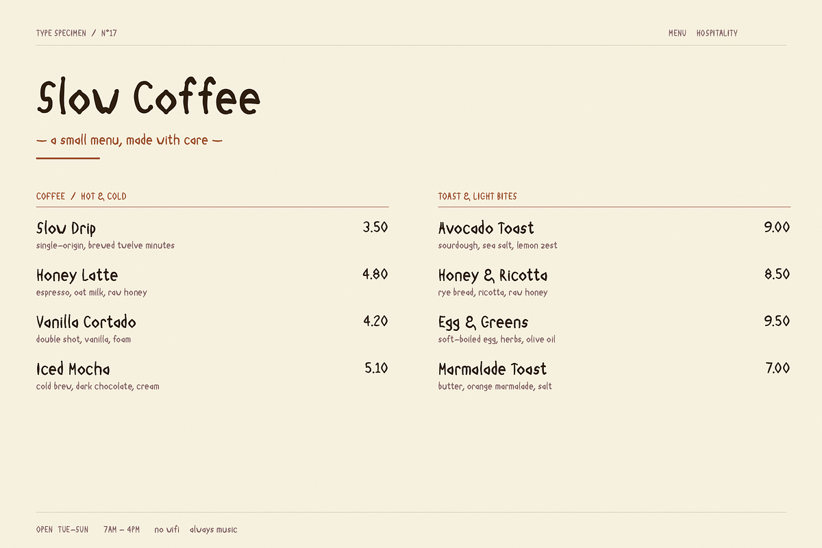Vinew - Handwritten Display Typeface, a Handwritten Font by Lettra Studio (Photo 16 of 17)
