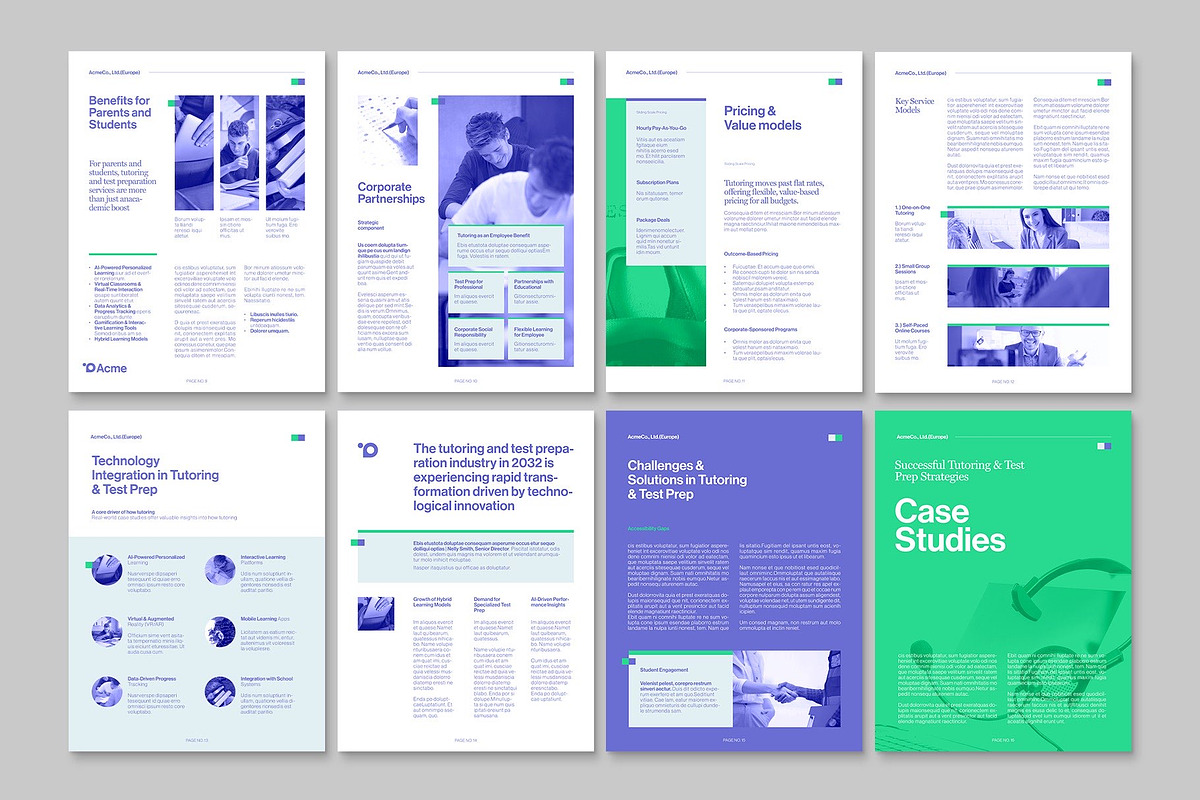 Modern Education Brochure Template, a Brochure Template by BrandPacks (Photo 3 of 6)