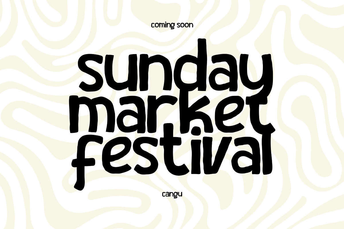 BALLEND FONT, a Sans Serif Font by giemons™ (Photo 4 of 6)