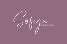 Sofija Elegant Script Font