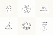 Animals - Outline Icons & Logos, a Branding & Logo Template by Paulina Sara Design (Thumbnail 8 of 12)