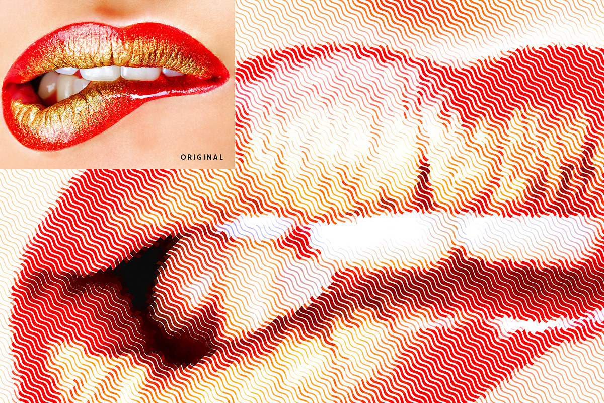 True Color Halftone Engine PS Script, a Preset Add-On by LESZ Design (Photo 4 of 10)