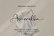 Asmeralka, a Script Font by Integritype Studio (Thumbnail 1 of 14)