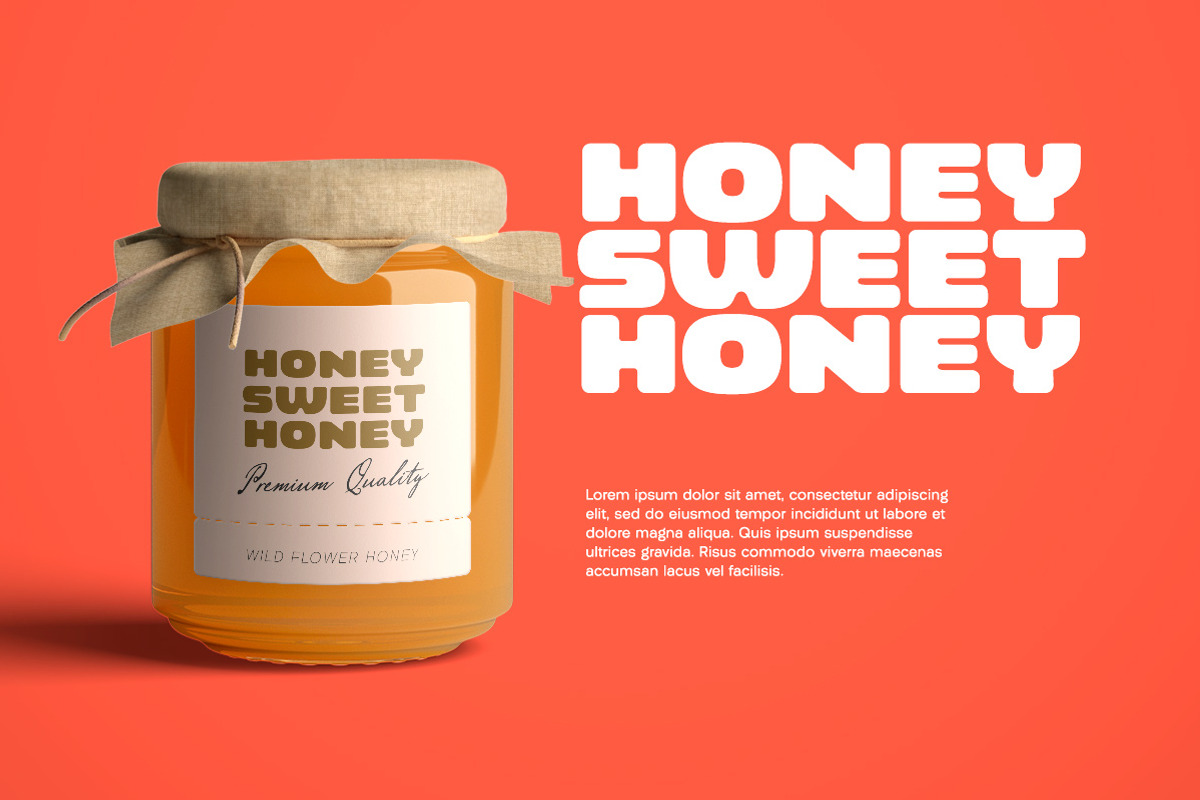 Coral Candy - Bold Display Font, a Font by Letterhend Studio (Photo 9 of 10)