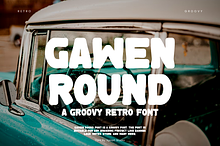 Gawen Round - Groovy Rretro Font