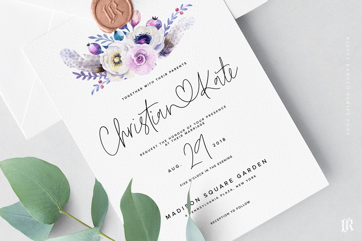 Bianca Kamelo Font preview 2