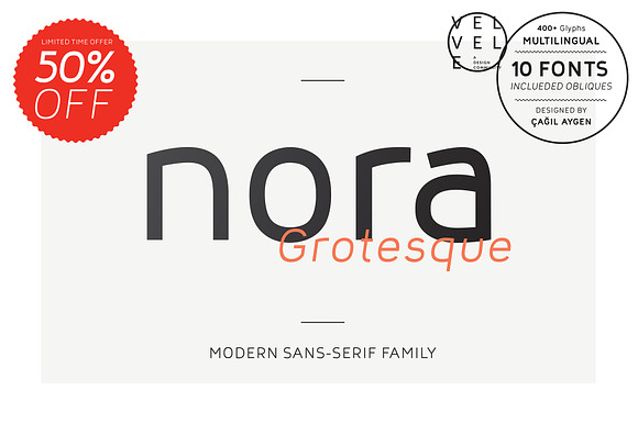Nora Grotesque (50% OFF) preview 8