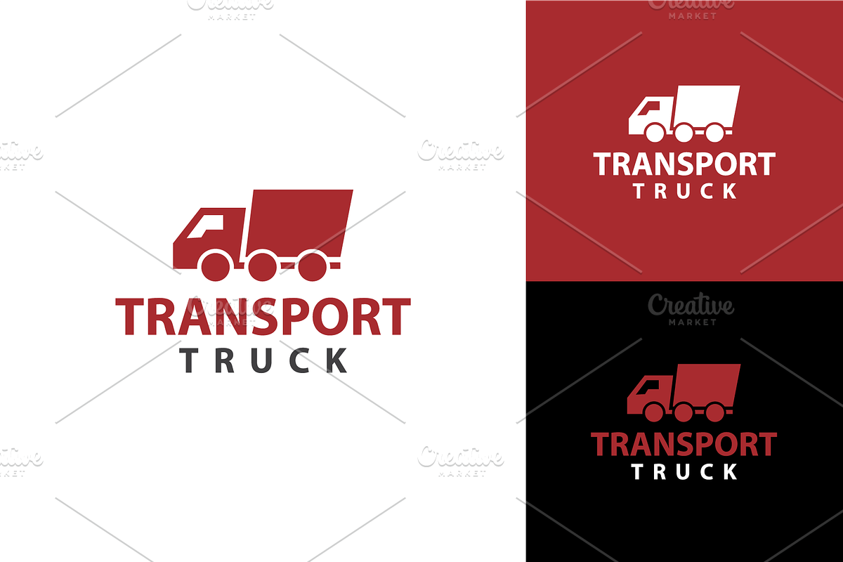 Transport Truck Logo, a Branding & Logo Template by zaqilogo