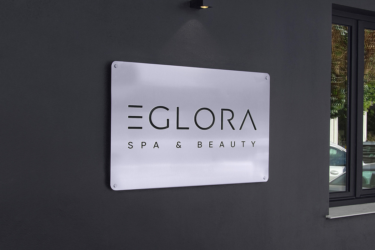 Logo Mockup Barber Lasered Sign, an Advertising Mockup by Asylab (Photo 4 of 5)