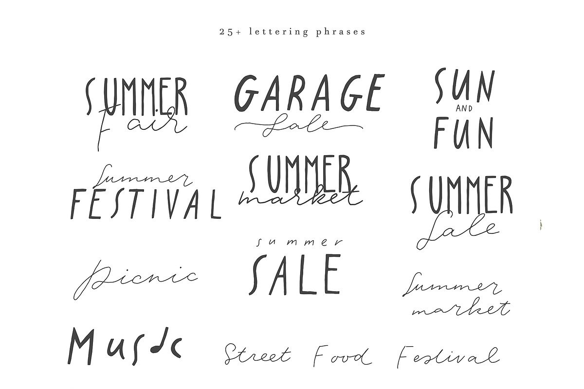 Summer Market - poster & map creator, a Decorative Illustration by Cute Atelier (Photo 11 of 18)