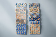 Trendy Retro Floral Patterns, a Pattern Graphic by Tiger and Flower (Thumbnail 13 of 20)