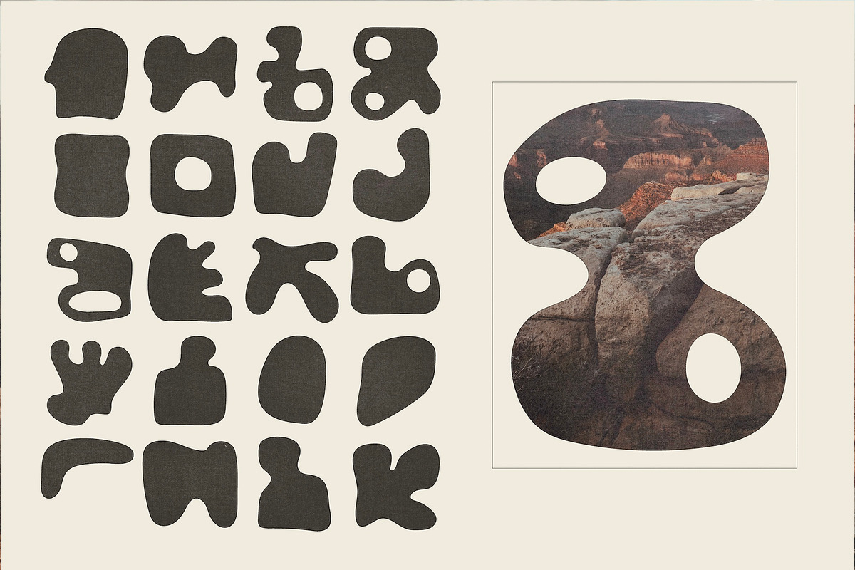Rocks - Hand Drawn Organic Forms, a Decorative Illustration by Madeline ODonoghue Design (Photo 7 of 13)