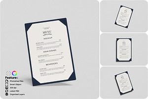 Restaurant Menu Mockup