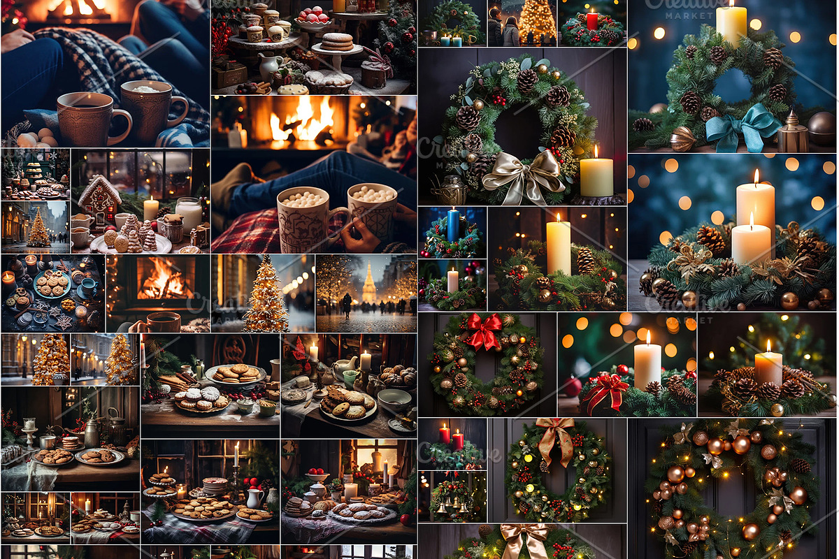 Christmas bundle. 158 holiday photos, a Holiday Photo by Alena Stoyko design (Photo 8 of 8)