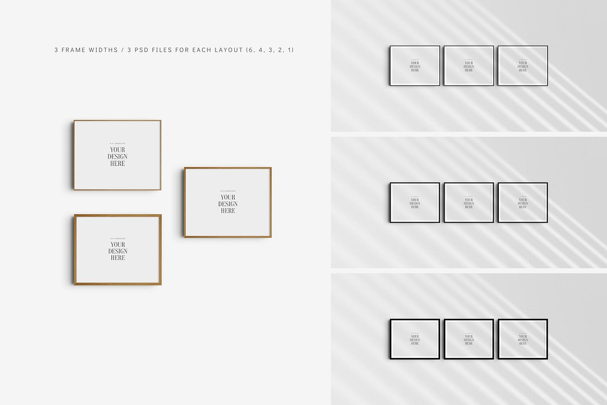 5:4 Frame Mockup BUNDLE 4:5 L, a Product Mockup by DESIGN BY nube (Photo 3 of 15)
