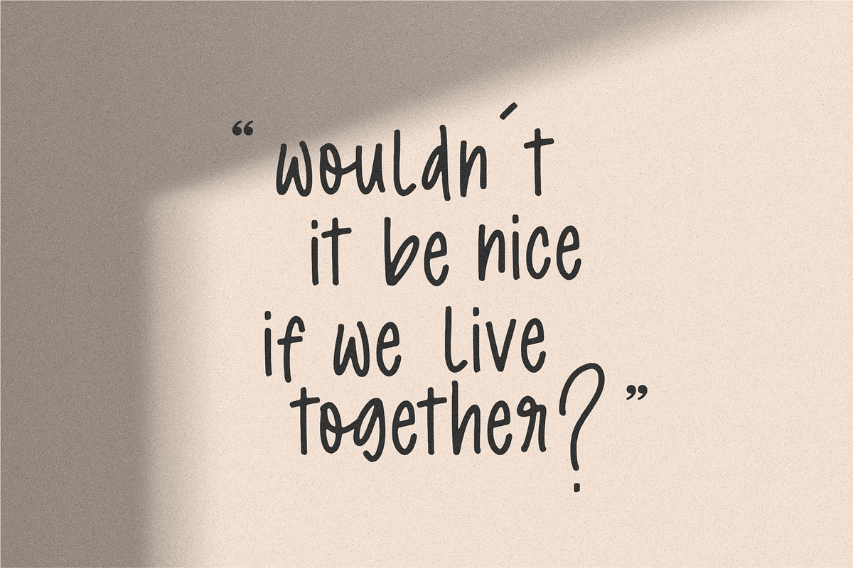 Snakeshadow Monoline Handdrawn Font, a Script Font by Letterative Studio (Photo 4 of 7)