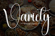 Variety | Script Font, a Handwritten Font by Scratchones (Thumbnail 1 of 8)