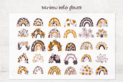 Rainbow boho flower collection, a Decorative Illustration by BAGIRA | Studio (Thumbnail 2 of 7)