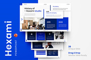 Hexami – Business PowerPoint Templat, a Presentation Template by Dens Creative Studio (Thumbnail 1 of 6)