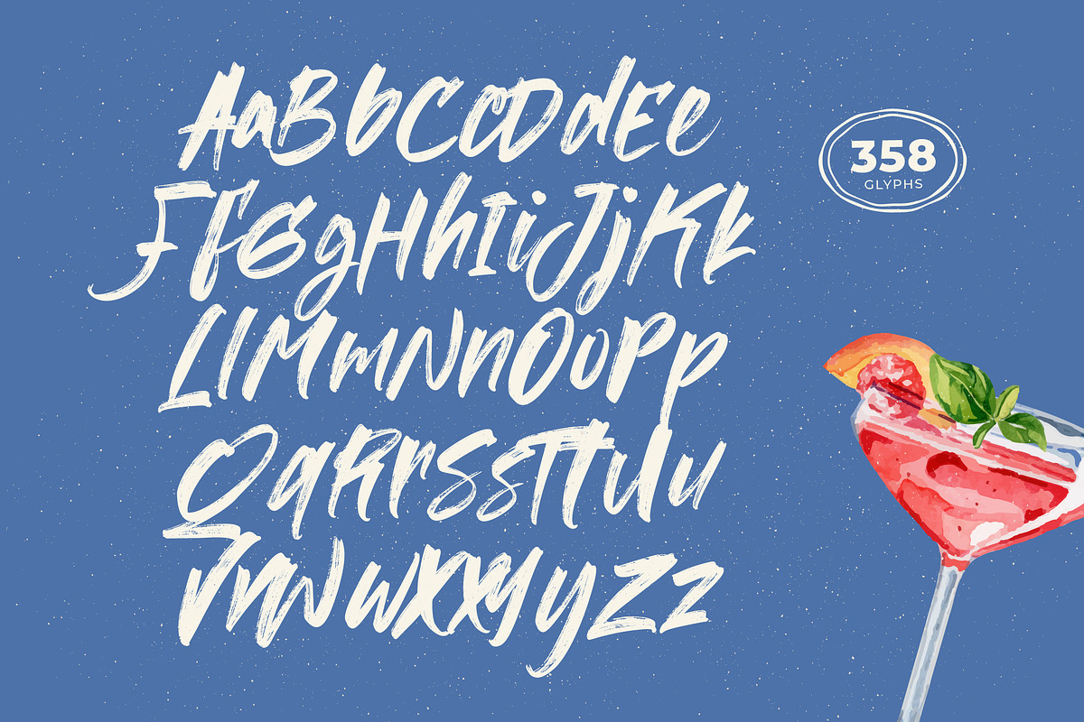 Smoothie Delights, a Handwritten Font by agnyhasyastudio (Photo 8 of 11)