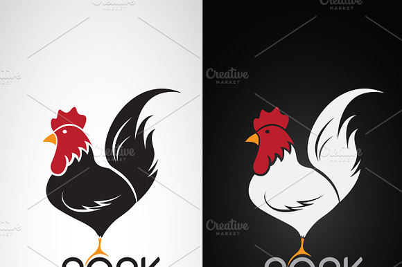 Vector Image Of An Cock Design