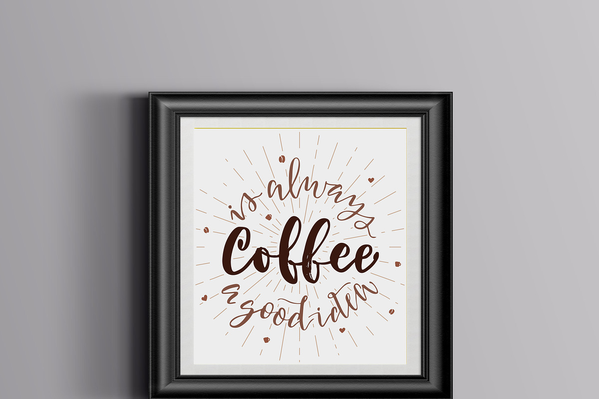 Lettering coffee posters, a Food Illustration by ZapolzunArt (Photo 6 of 7)