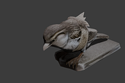 Bound Winged Sparrow Symbolic 3D Mo, an Animal 3D Model by Temer (Thumbnail 1 of 6)