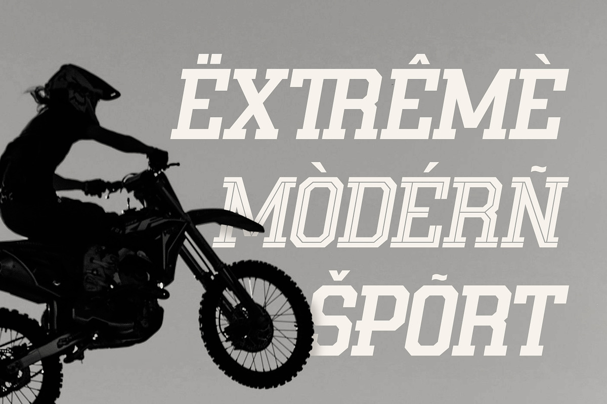 Reztor - Modern Sport Display Font, a Sans Serif Font by Flawless And Co (Photo 5 of 10)