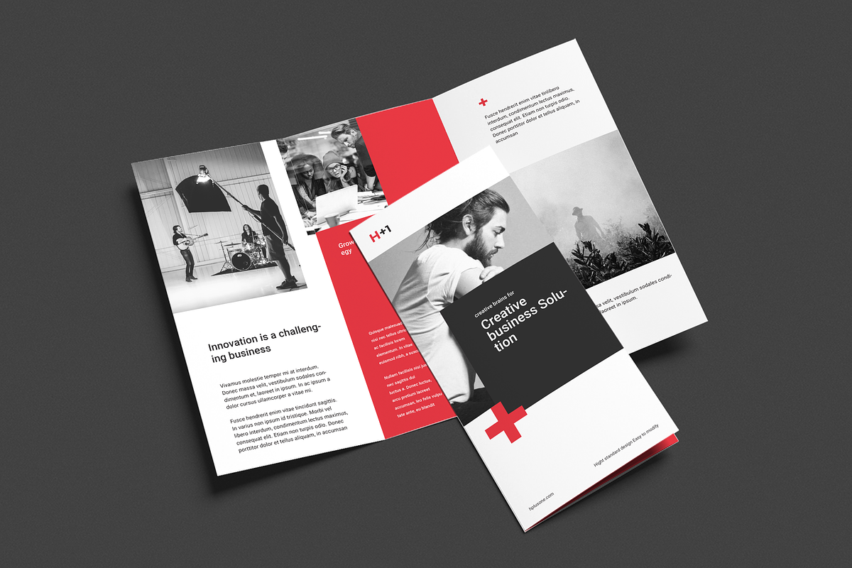 Corporate Trifold Brochure, a Brochure Template by BOXKAYU (Photo 2 of 6)
