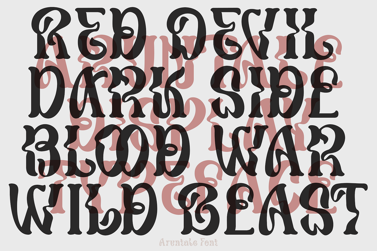 Aruntale Font, a Blackletter Font by TypeClassHeroes (Photo 3 of 8)