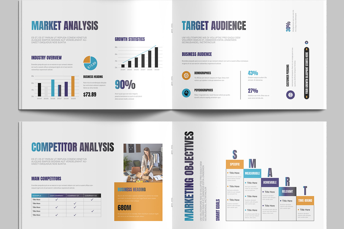 Clean Digital Marketing Proposal, a Brochure Template by MightyDesign (Photo 4 of 8)