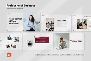 Professional Business PPT, a Presentation Template by Antstheme