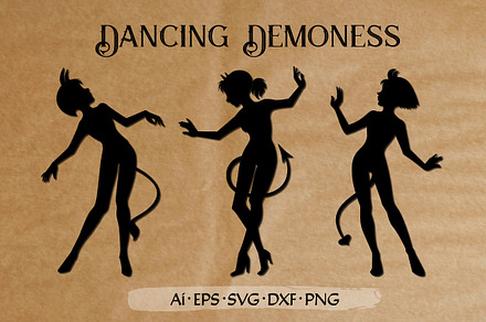 Dancing Demoness cut files set